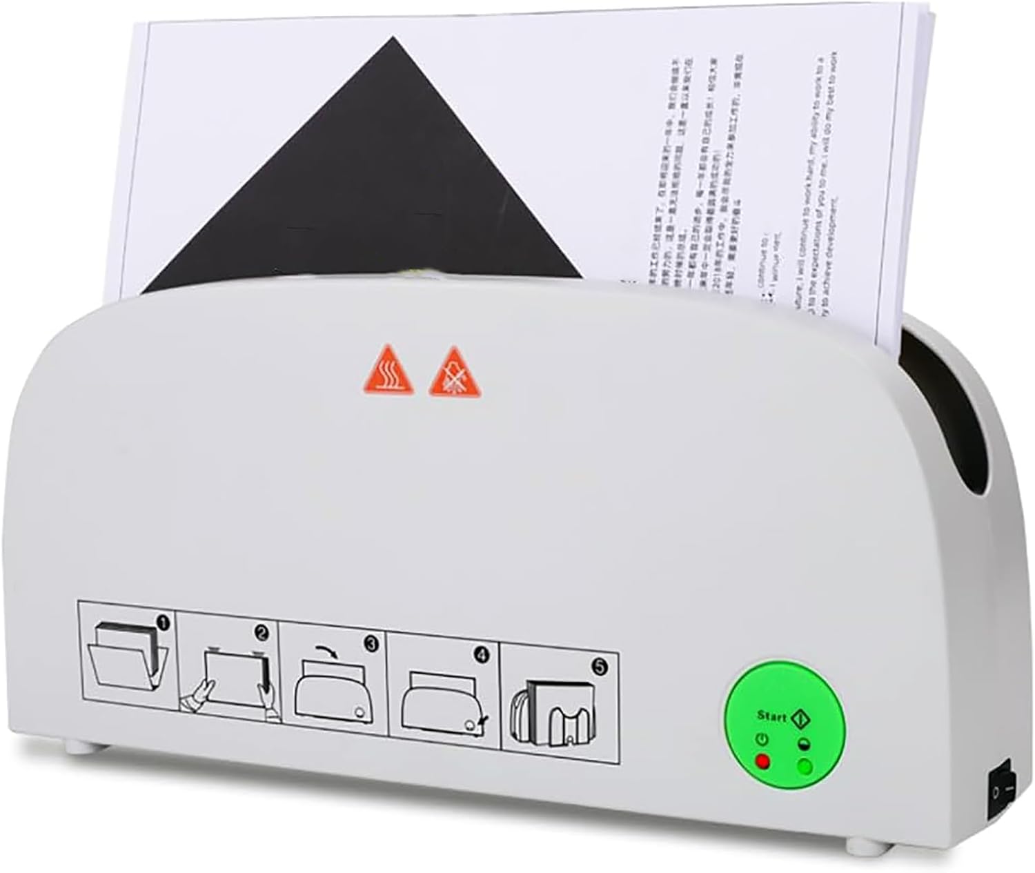 JKSVTF Electric Hot Melt Binding Machine, A4 Thermal Binding Machine, Document Heat Binder, 33mm Max Binding Thickness, for Photo Album, Documents and Reports