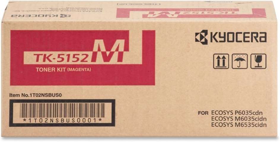 OEM KYOCERA MITA TK-5152M (1T02NSBUS0) Toner CTG, Magenta, 10K Yield