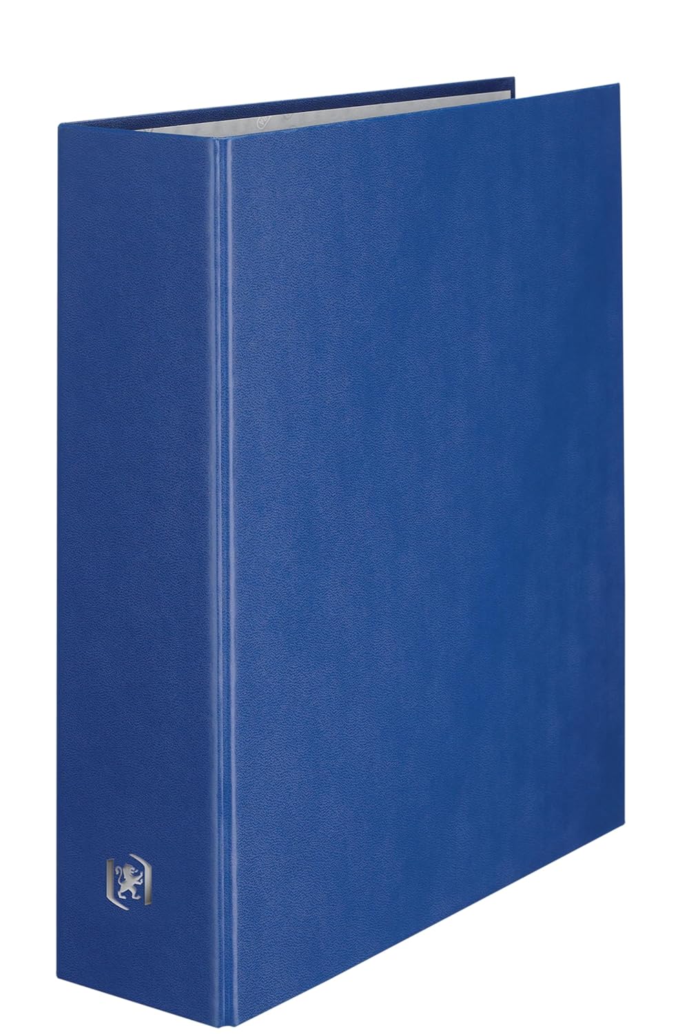 OXFORD Balacron A4XL Binder 80 mm Spine 4 D-Rings PVC Cover Navy Blue Pack of 10