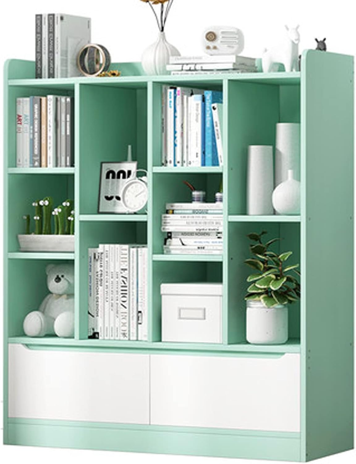 Bookshelf Floor-to-Ceiling Bookshelves Family Bedroom Living Room Bookcases Storage Cabinets Living Room and Home Office