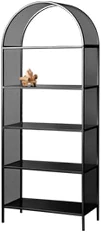 UNNS Bookshelf Indoor Metal Freestanding Bookshelf Multi-Layer Display Stand Living Room Office Storage Rack Decorative Bookcase Bookcase Organizer (Color : A, Size : M-178cm/70.07inch)