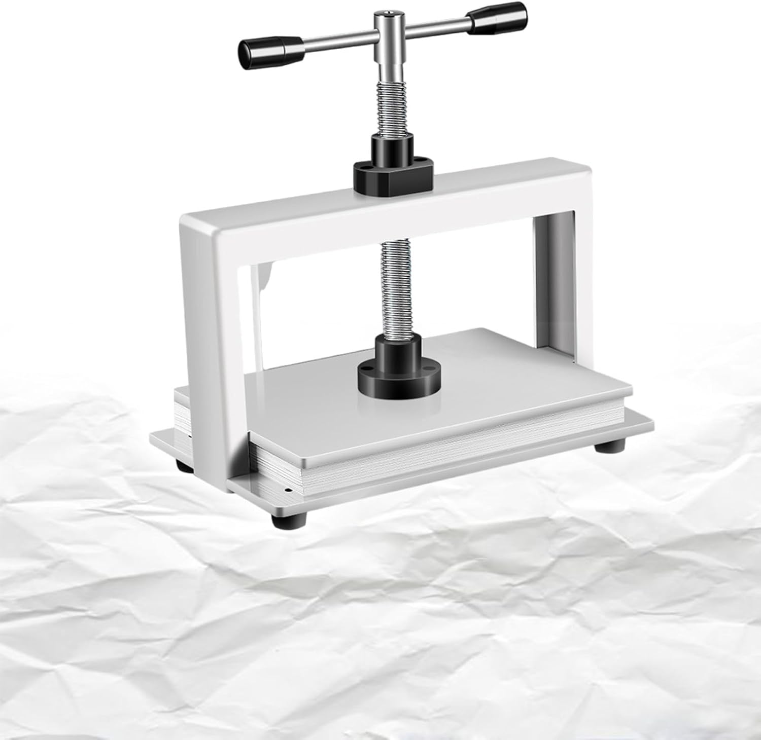 BrightFootBook Spiral Binding Press,Manual Paper Press Machine Book Flattening Machine for A4 A3, Notes, Documents, Invoice,35×22cm