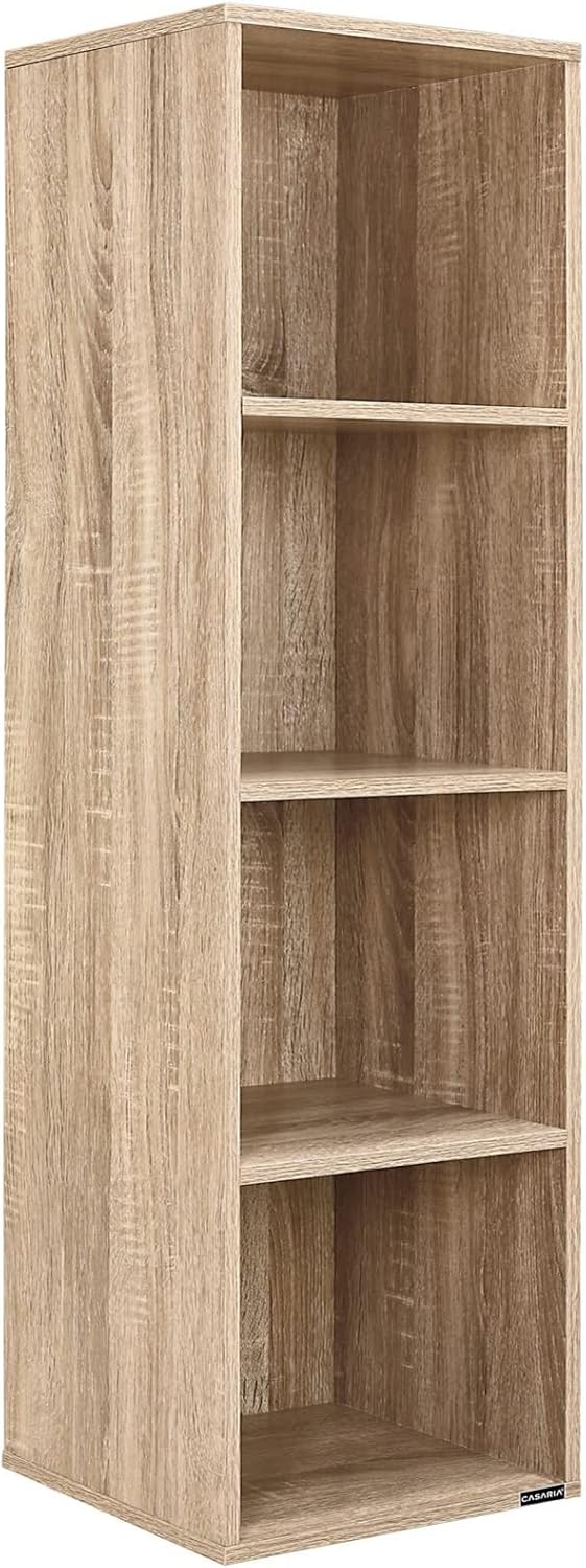 GUODDM Computer Desk Desk Shelf - Oak Bar Bookcase, Floor Standing Home Office Organizer, Small Tabletop Bookcase, for Home Bookstoresfor Offices (Size : Four Floors)