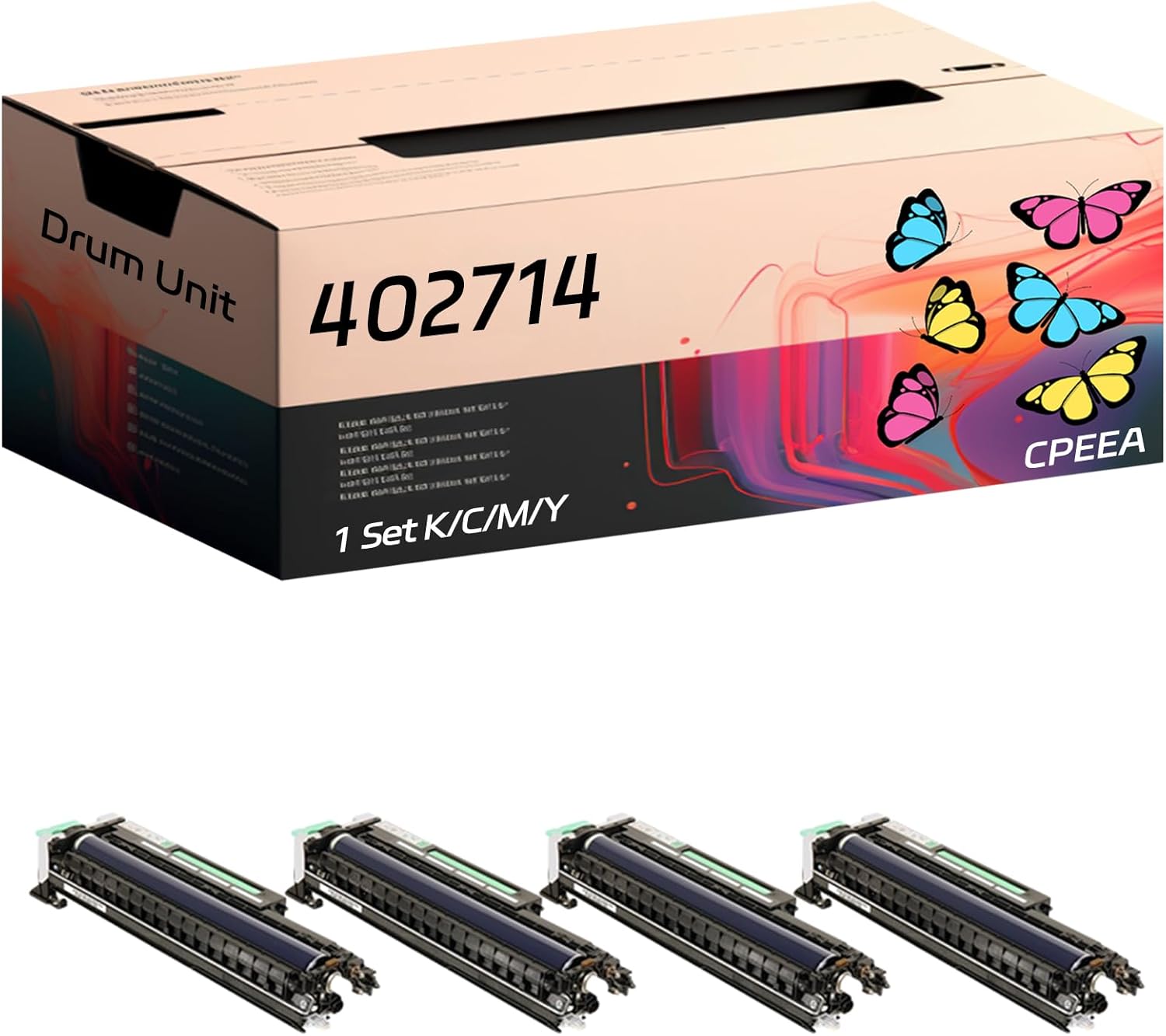 CPEEA 402714 402715 Drum Unit Compatible with Ricoh Aficio SP C811DN Printers, High Yield 50000 Pages, Reliable Performance (Multicolor)