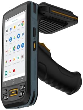2024 New Android Barcode Scanner with Pistol Grip, Data Terminal 5-Inch Screen Android 12.0, 4G Wi-Fi, Rugged IP67 Android Scanner Handheld PDA for Inventory Warehouse