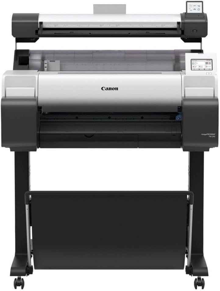 Canon imagePROGRAF TM-240 24-Inch MFP with Lm24 Scanner, 4.3-Inch Touchscreen and 55ml Ink Tank
