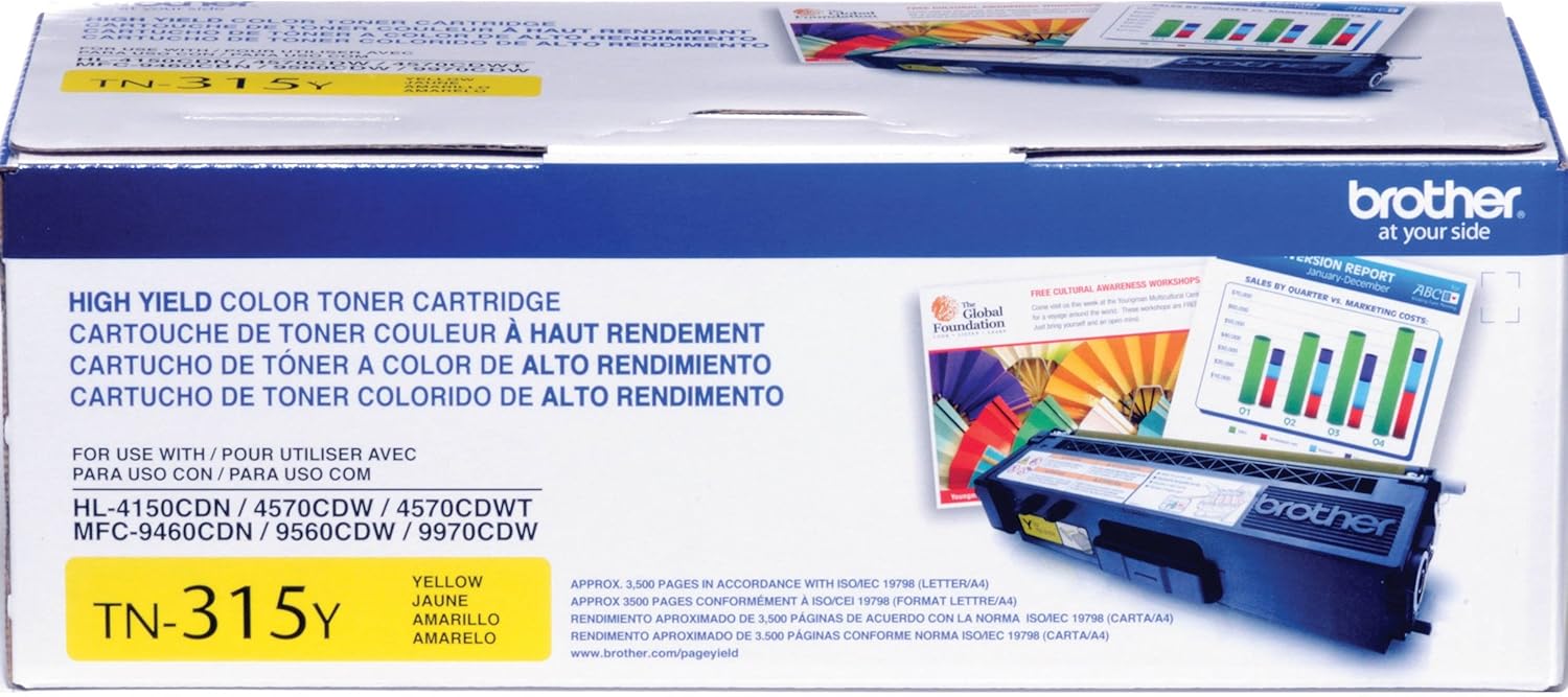 Tn315y High Yield Yellow Toner for Mfc-9460cdn & Mfc-9560cdw