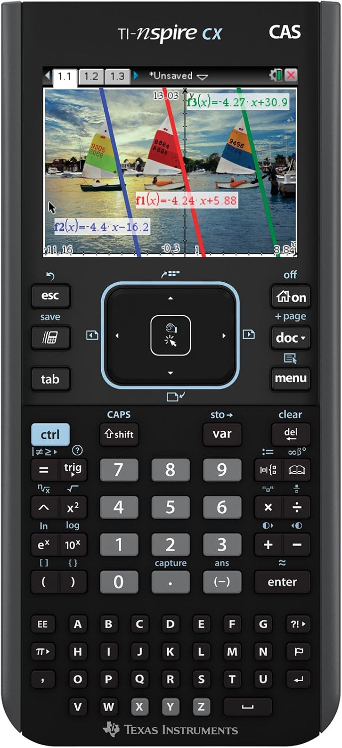 Texas Instruments Nspire CX CAS Graphing Calculator (Renewed)
