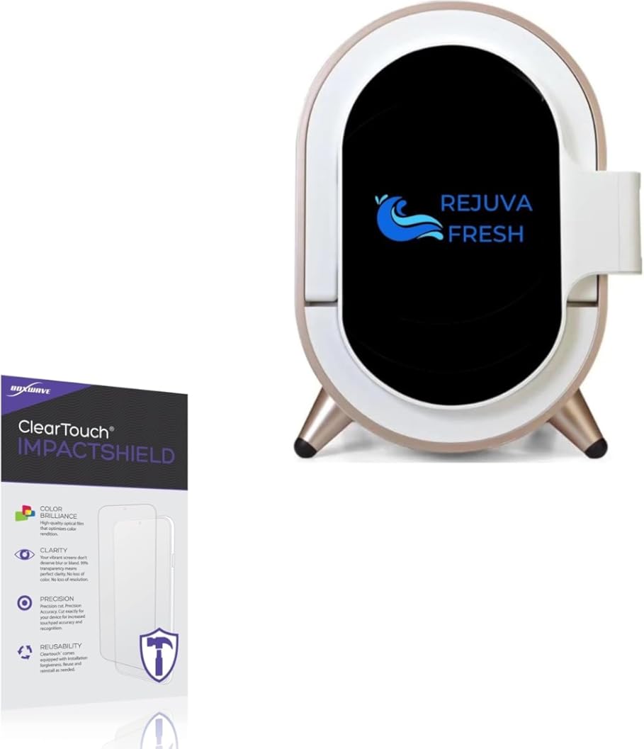 BoxWave Screen Protector Compatible With Rejuva Fresh Bella-Face - ClearTouch ImpactShield (2-Pack), Impenetrable Screen Protector Flexible Film