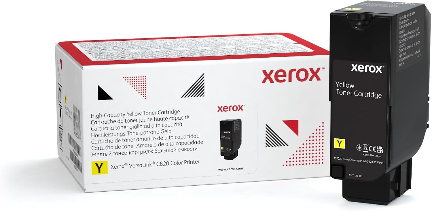 Xerox 006R04627 Genuine Yellow High Capacity Toner Cartridge for The Versalink C620 [use &
