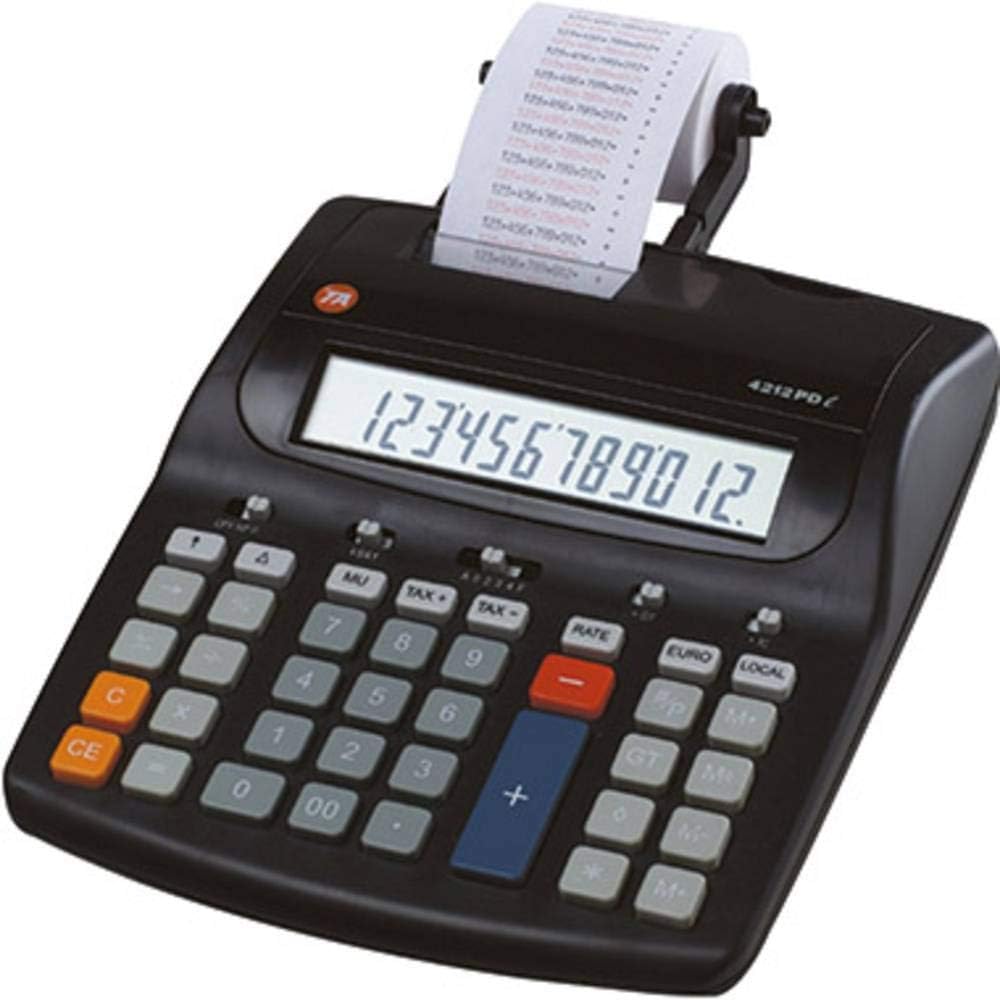 TA 4212 PDL Euro/4212PDL Large Desk Calculator 12 Digit Display