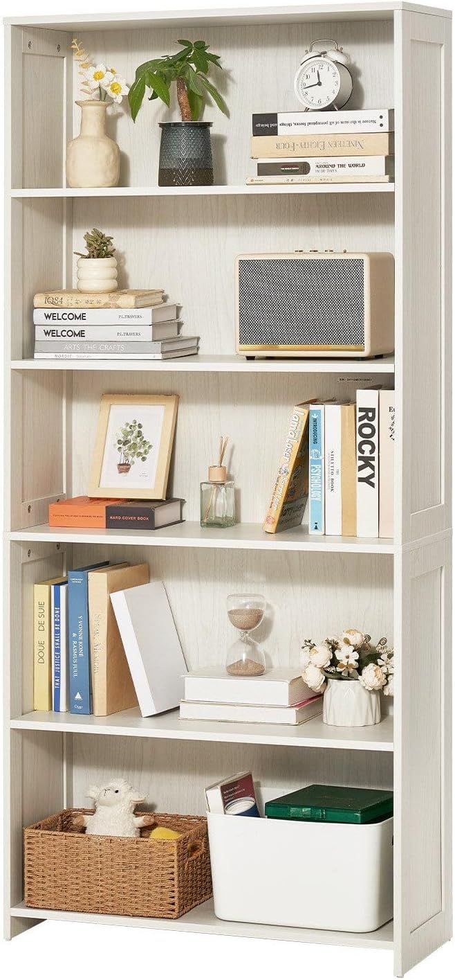 ZAVEROX 5 Tiers Wide Bookshelf 68