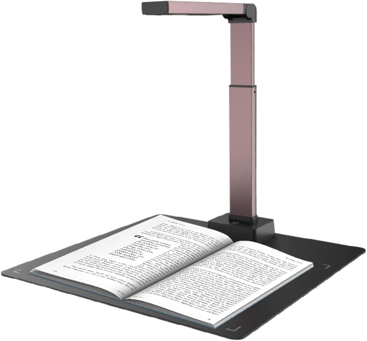 Portable Document Scanner Camera,18MP Book Document Camera With Deskewing,Capture Size A3,OCR Book Scanner For Remote Lessons Office And Education,Compatible With Windows(Size:20 million pixels)