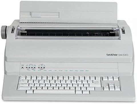 Rebuilt Discontinued Brother EM530 Typewriters by Around The Office with New Machine Guarantee, Extra Ribbons & Correction Tapes, and Dust Cover
