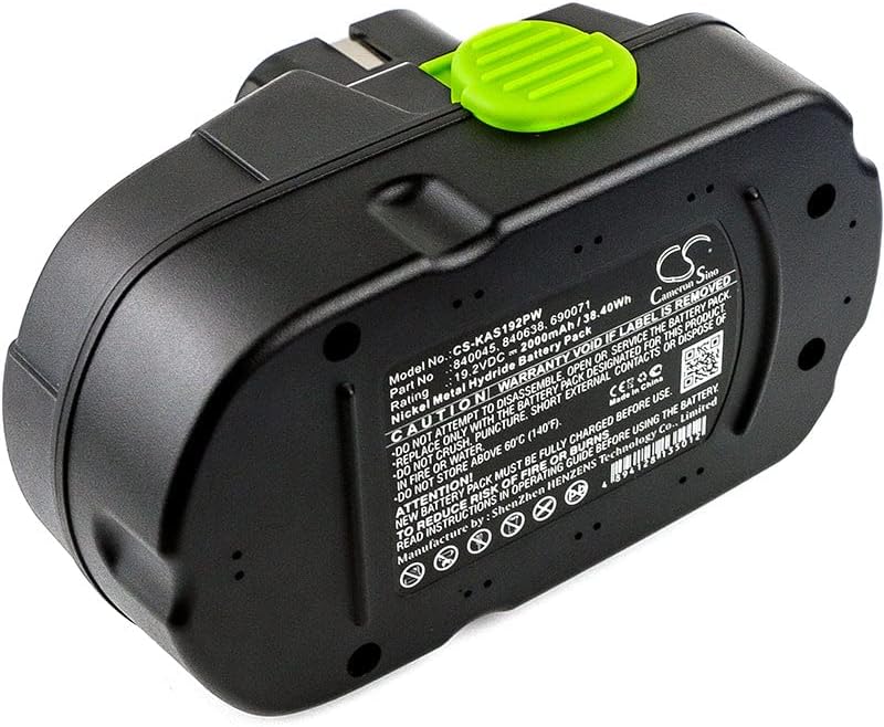 VI VINTRONS Battery Replacement Compatible for Kawasaki 19.2V Unisource, 69007, 691034, 691235, 691240,