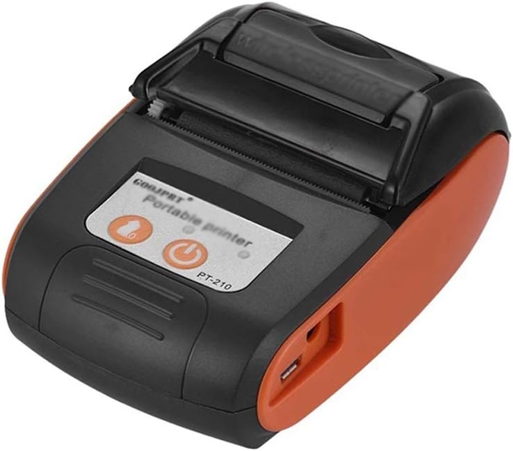 NSUQOA JSEIAJB PT-210 Portable Thermal Printer Handheld 58mm Receipt Printer for Retail Stores Restaurants Factories Logistics