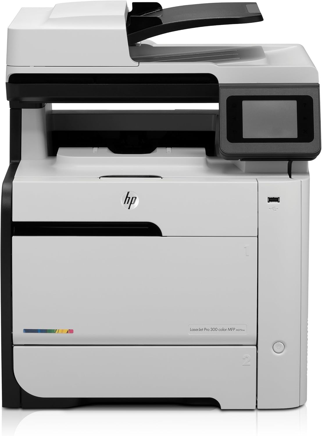 HP LaserJet Pro 300 M375nw Wireless Color Multifunction Printer (Renewed)