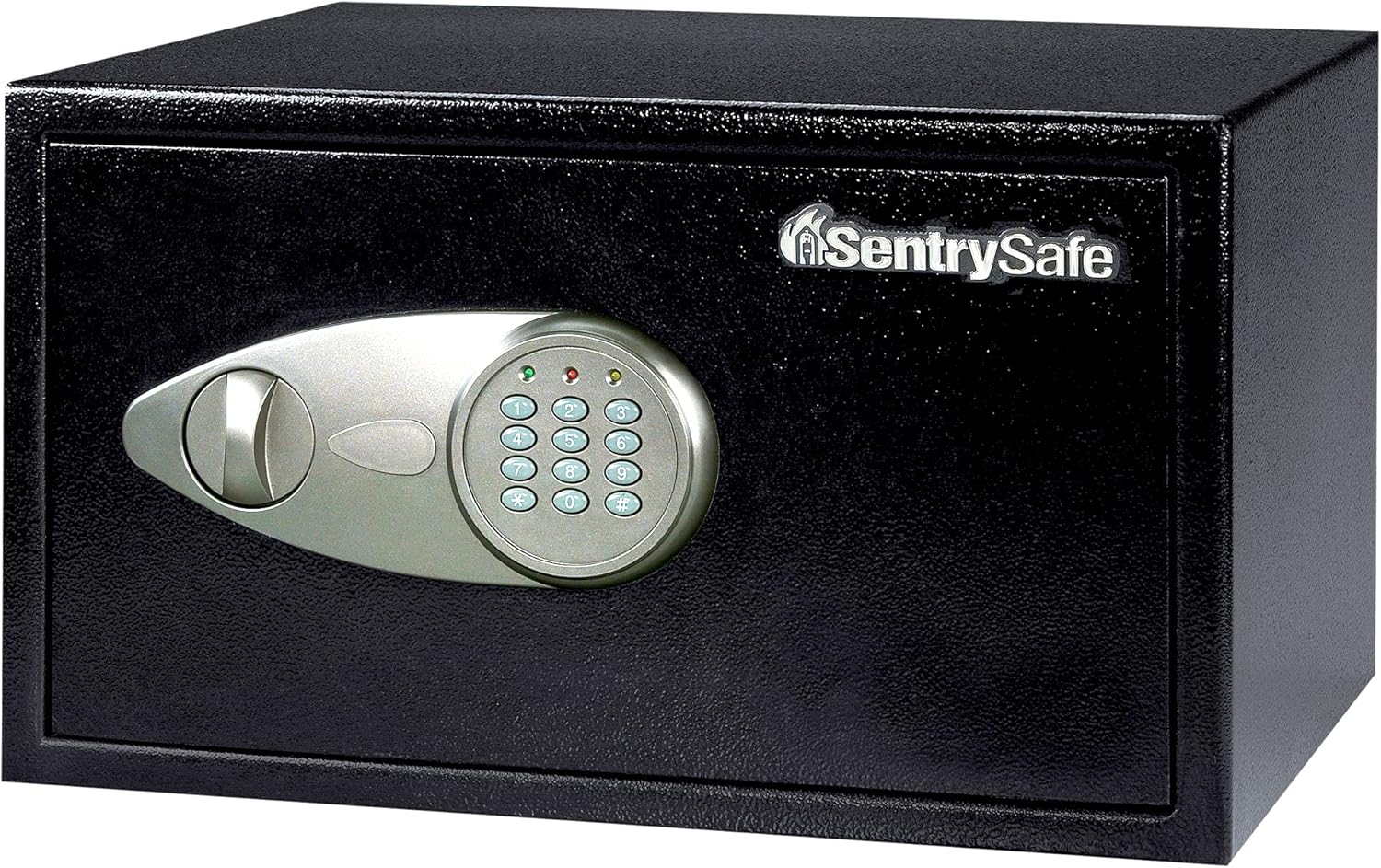 SentrySafe Shelf Safe with Digital Keypad Lock, Steel Safe with Interior Lining and Bolt Down Kit for Money, Jewelry, Documents, 0.98 Cubic Feet, 8.9 x 16.9 x 13.6 Inches, X105