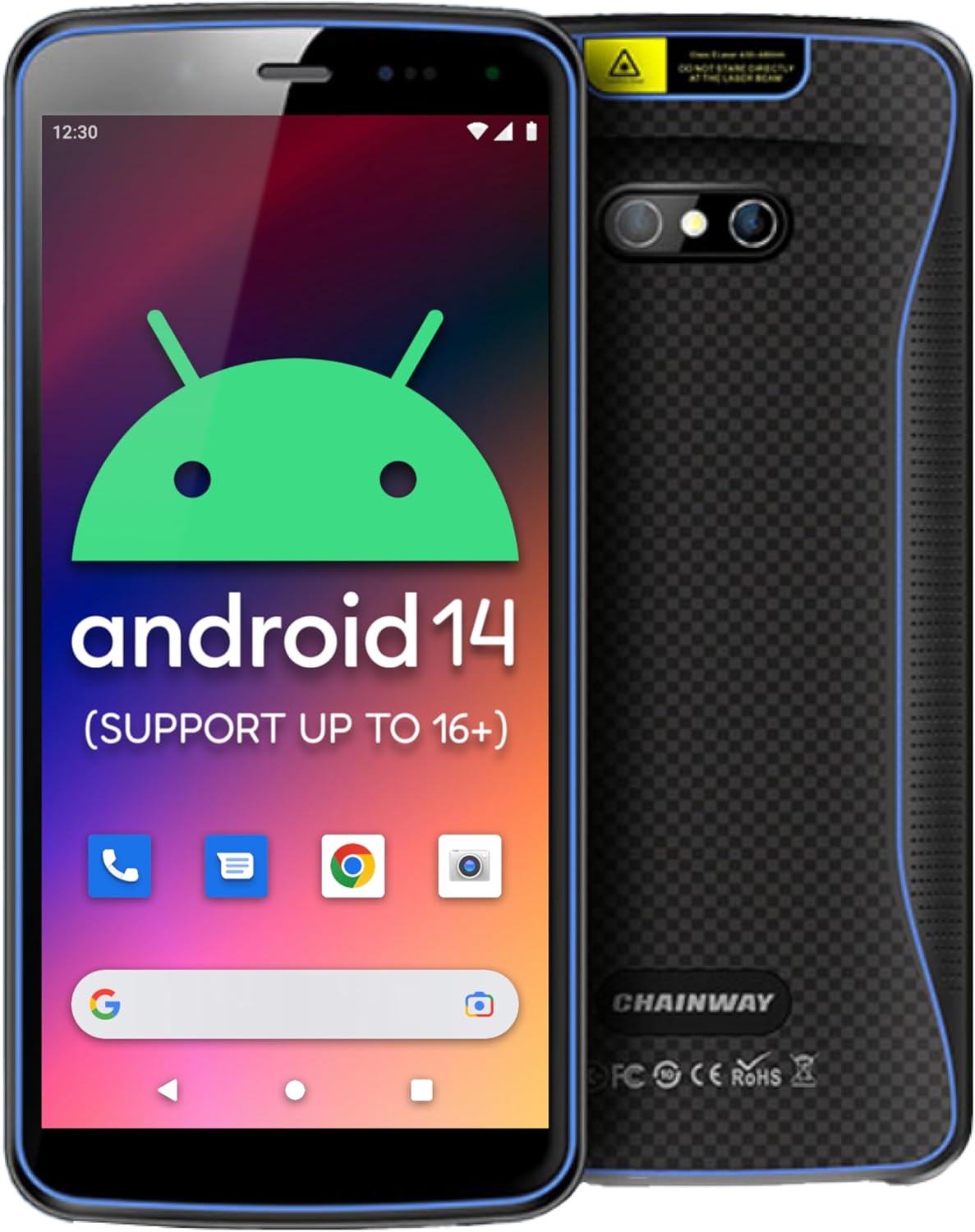 Chainway C90 All-Purpose Wireless Android Barcode Scanner Handheld, 2D/1D/QR Barcode Reader, Play Store, 5.7