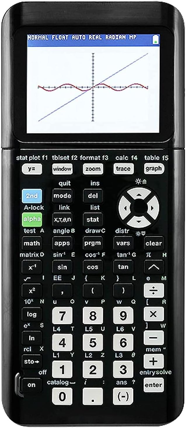 Color Screen Graphing Calculator SAT/AP Test TI84 Plus Computer,Black