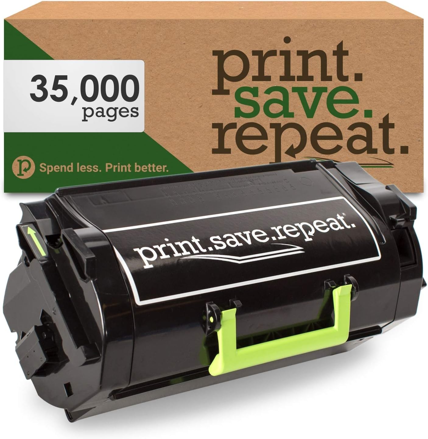 Print.Save.Repeat. Lexmark 24B6020 High Yield Remanufactured Toner Cartridge for XM7155, XM7163, XM7170 Laser Printer [35,000 Pages]