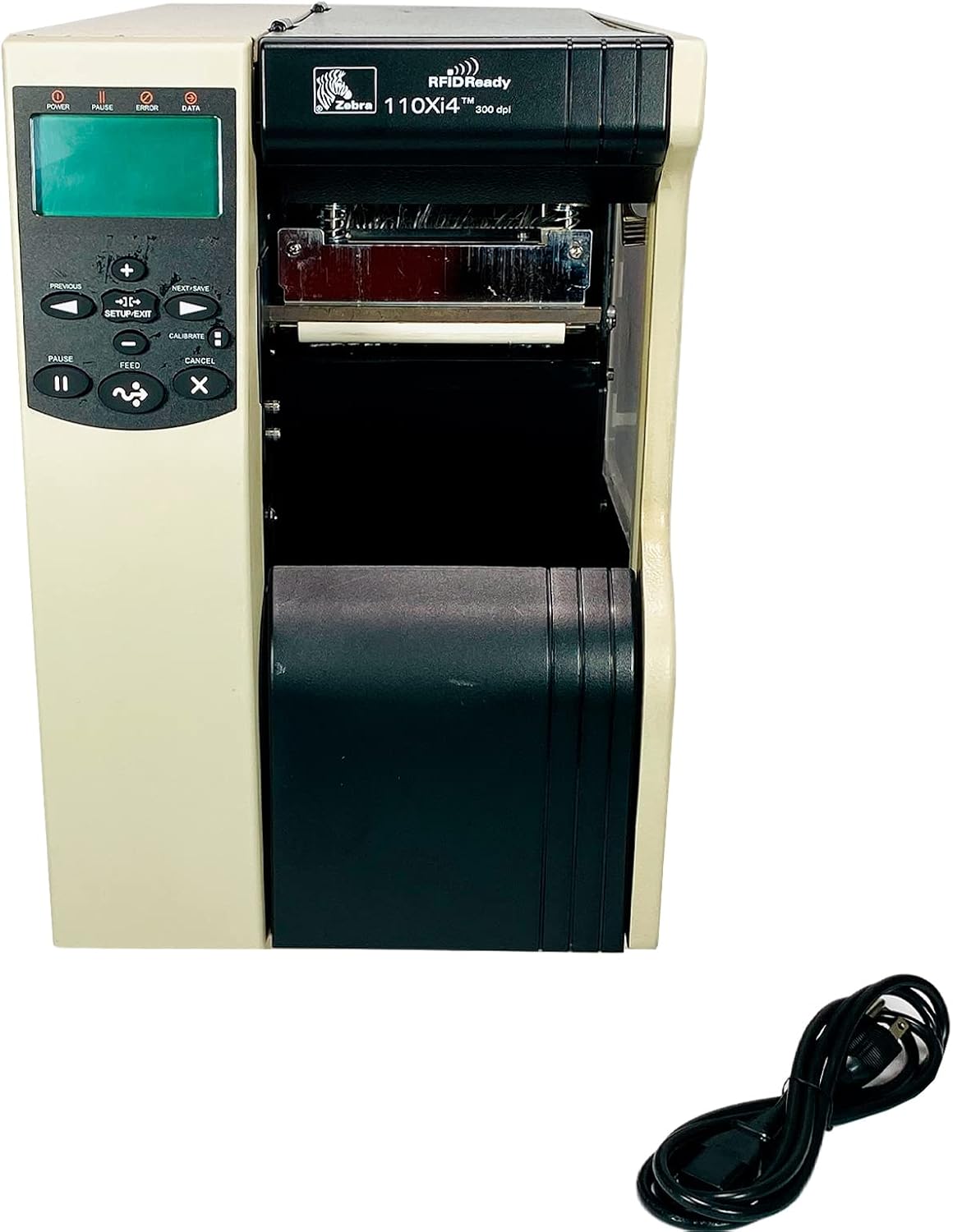 Zebra 110Xi4 Thermal Transfer Shipping Label Barcode Printer Industrial High-Speed 300Dpi for Warehouse (Renewed)