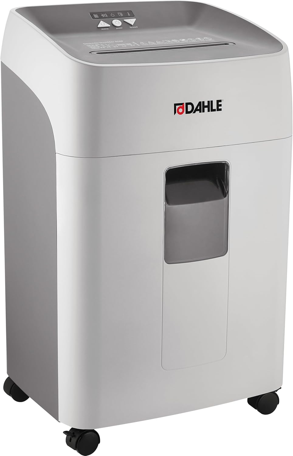 Dahle 52214 Paper Shredder, Cross Cut, P-4 | O-3 Security, German Engineered, Jam Protection, Oil Free, SmartPower, Shreds CDs, 20 Sheet Max, 11 Gal Bin