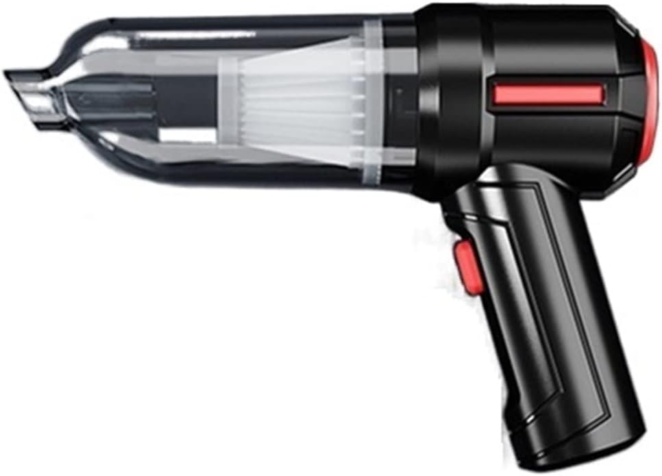 WAGNUS Car Vacuum Cleaner 90000Pa Cyclone Suction Portable Cordless Handheld Auto Vacuum Wireless for Home Applicance (Color : Black 2hapa 1bag)