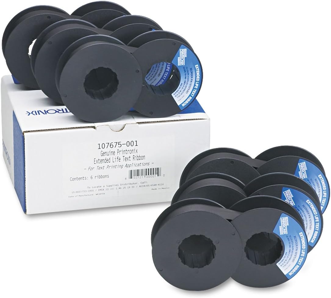 Printronix 107675001 107675001 Ribbon, Black