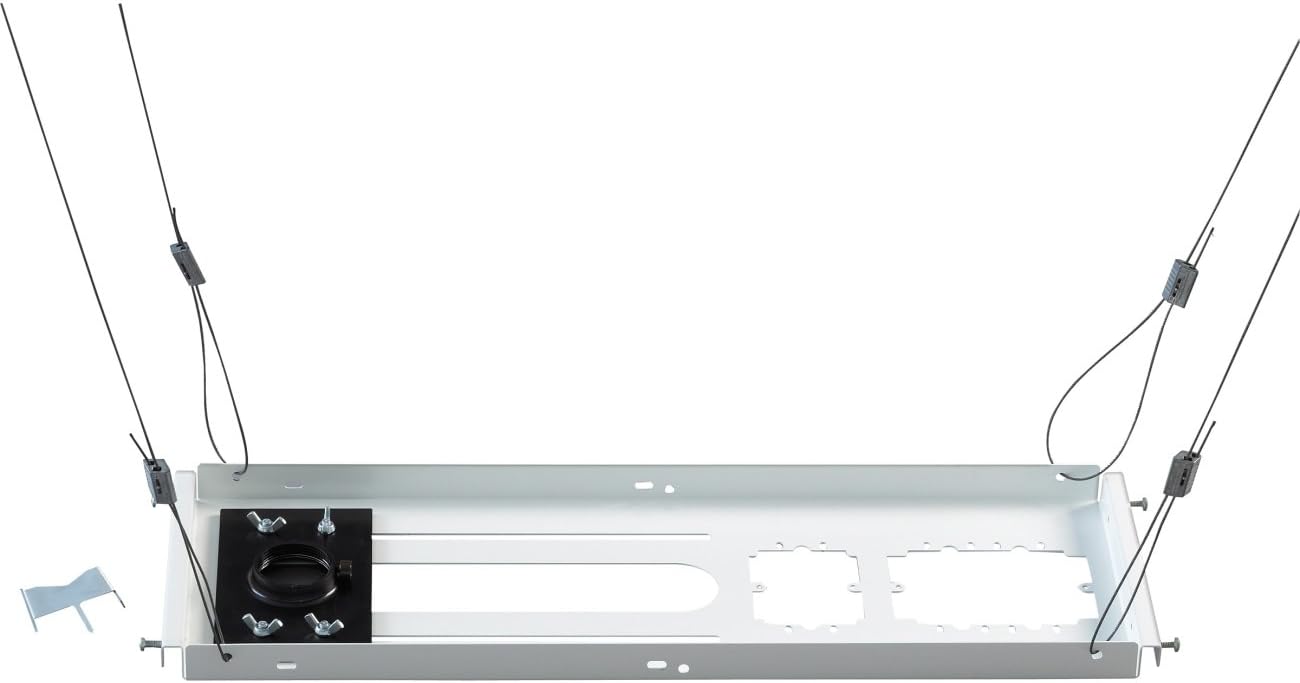 8in Ceiling Plate Speed Connect White