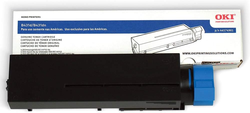 Oki B431DN Toner Cartridge manufactured by Okidata- 4000 Pages