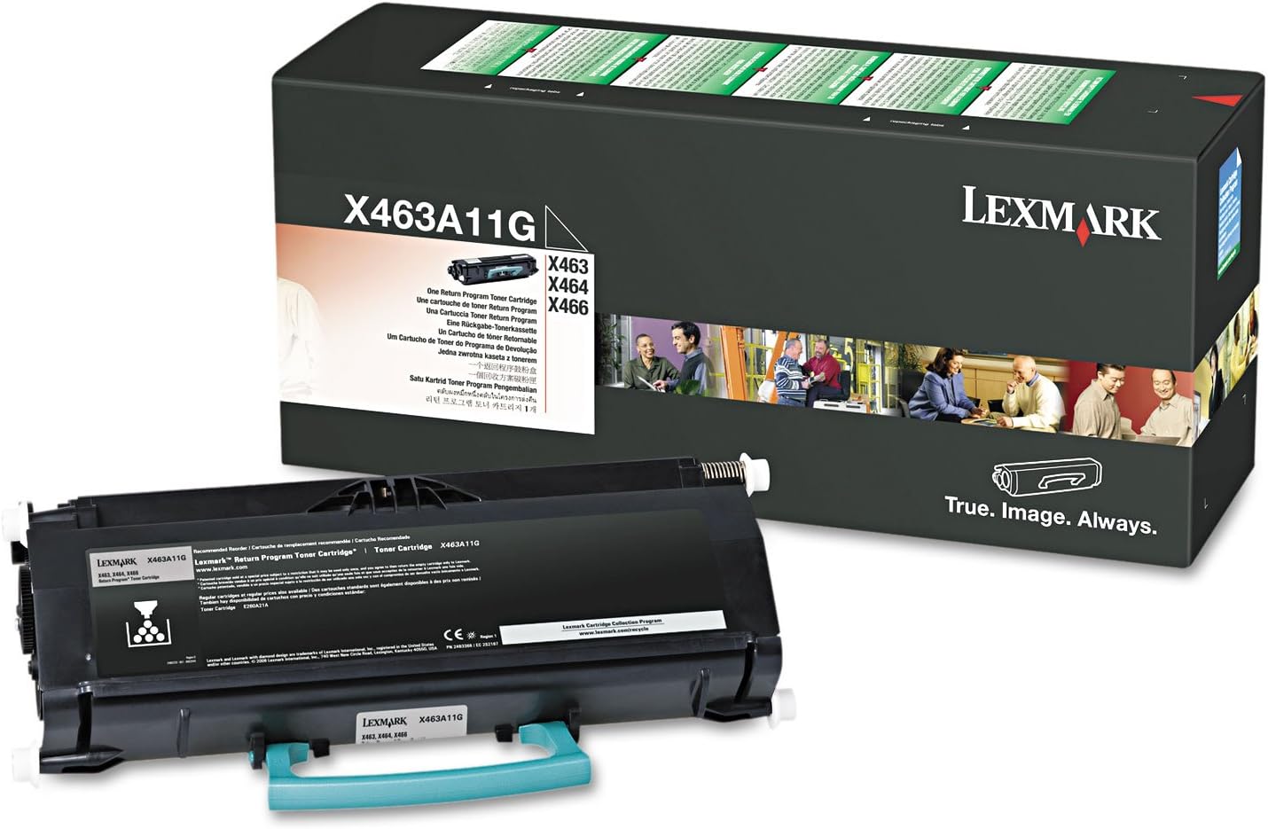 Lexmark X463A11G Return Program Black Toner Cartridge
