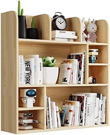 Bookshelf Bamboo Bookshelf 60 X 80 Cm Simple Desktop Bookcase Creative Home Office Student Bookshelves Innovative Design Rack Bookcase Space Saving