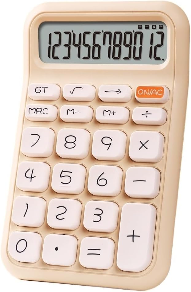 DUYHBAWRS Calculator Small Sugar Calculator Solid Color Mechanical Keyboard Computer Student Cute Mini Electronic Calculator