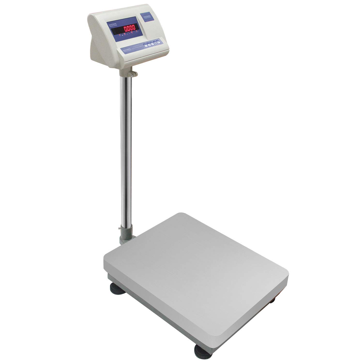 BAOSHISHAN 160kg/1g Digital Scale Floor Platform Scale 352LB Heavy Duty LED Display for Warehouse Shipping Postal with RS232C Interface