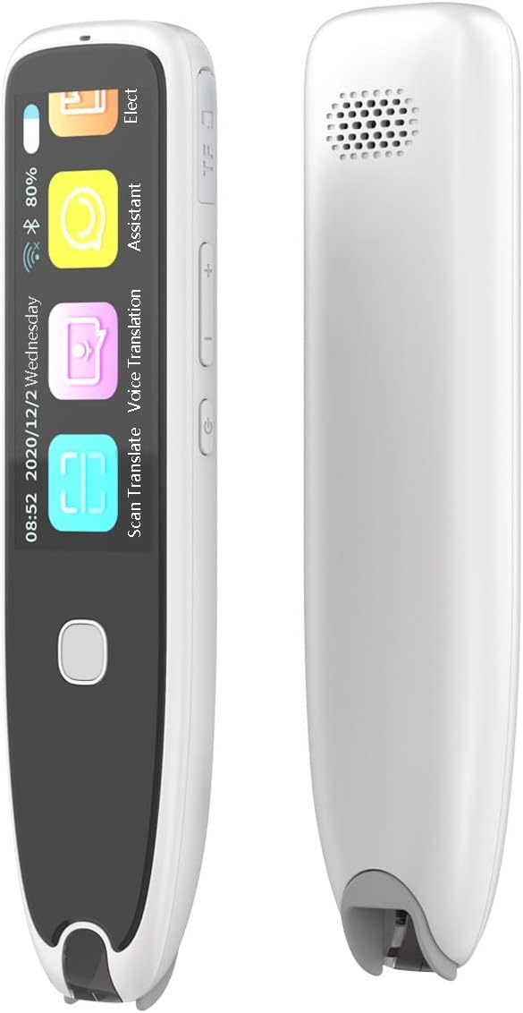 Scanning Translation Dictionary Pen, Instant Voice Translator, Reading Pen, rts Offline and WiFi, 113 Language Scan Text and Translate, Suitable for School, Office, Business