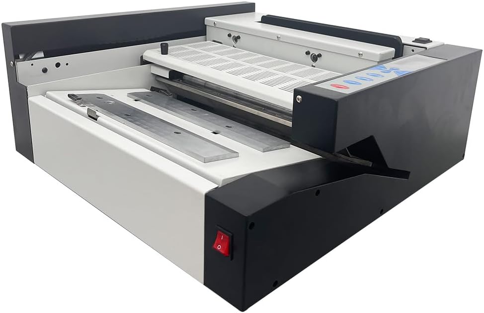 BEILOCKERY Automatic Book Binding Machine Glue Binder 110V for Max 13.4