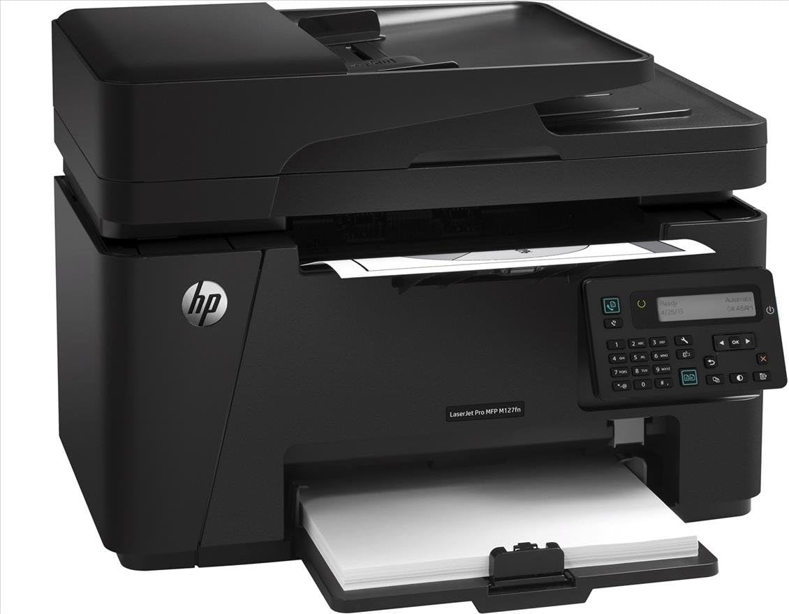HP LaserJet Pro M127fn Networked All-in-One Monochrome Printer, (CZ181A)