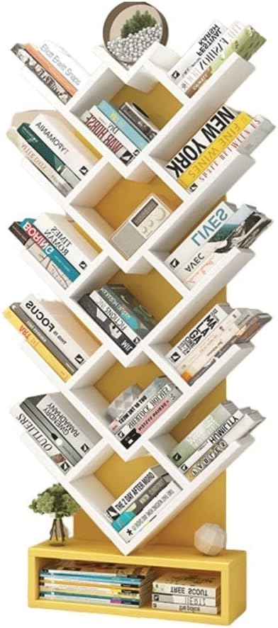 wAxd Rotating Bookshelf Display Shelf Modern Bookcases Living Room Storage Rack Bedroom Children's Bookshelf Simple Bookshelf Racks Perfect and Practical