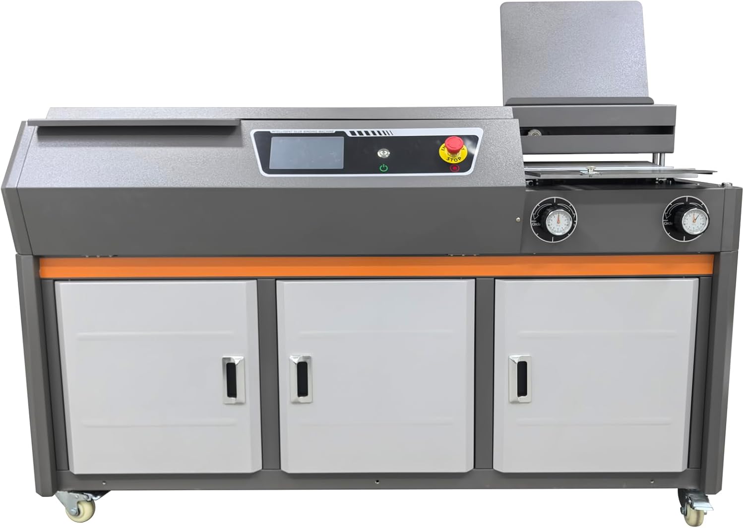 Yokoma 220V A3 Automatic Perfect Binding Machine, 2300W Electric Full-Size Side Glue Book Thermal Binder, 17.32'' Length and 2.36'' Thickness for Documents Reports Magazines Scripts with Touch Screen