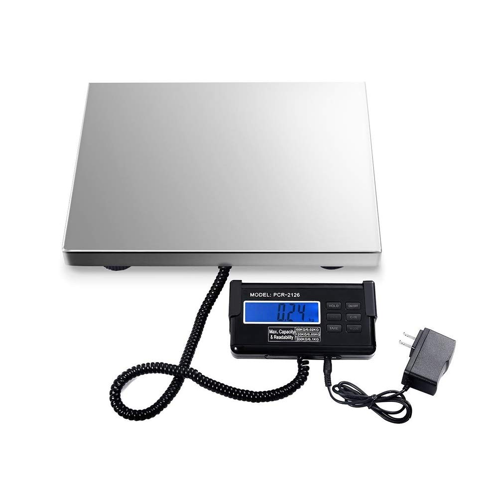 Postal Scales for Packages Digital Kitchen Scale Highly Accurate Multifunction Food Household Stainless Steel Plates Precise and Tare Function Electronic Cooking Baking