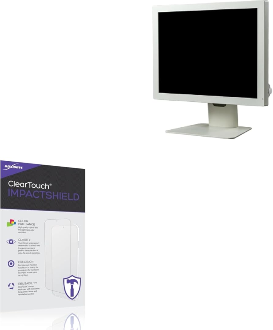 BoxWave Screen Protector Compatible With Contec CM-ME190R - ClearTouch ImpactShield (2-Pack), Impenetrable Screen Protector Flexible Film