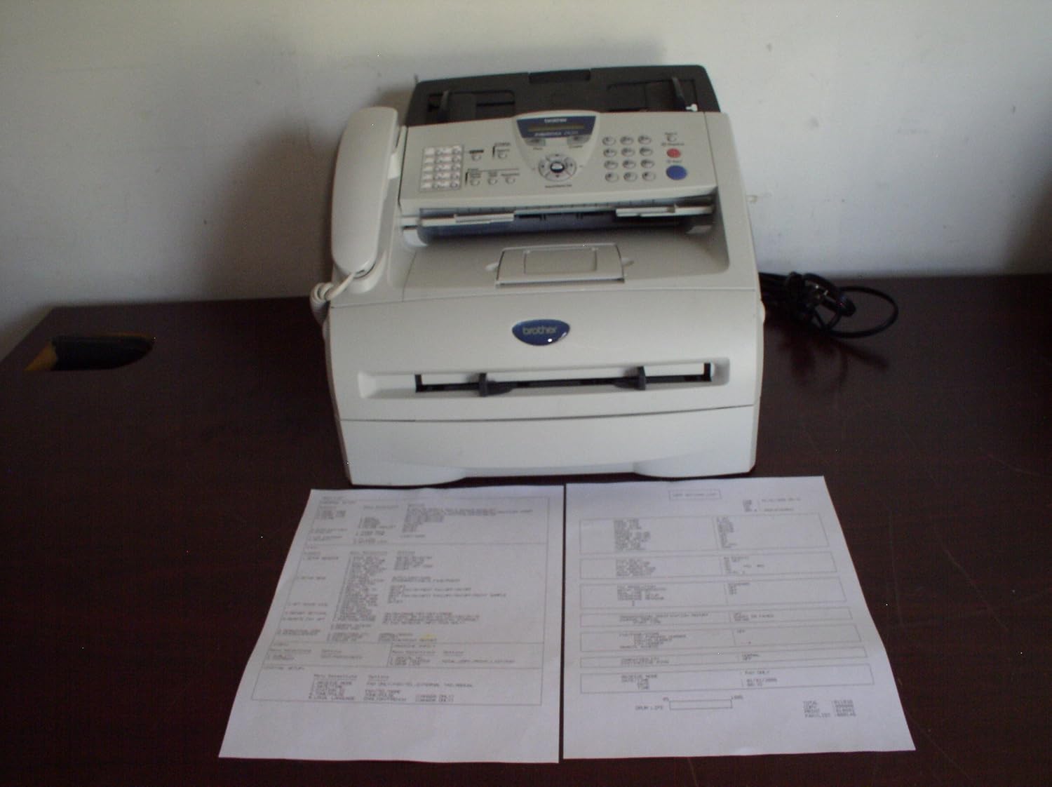Brother IntelliFax 2820 Laser Fax Machine and Copier