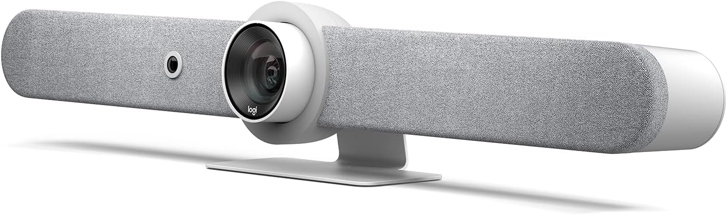 Logitech Rally Bar All-in-One Video Conferencing, White (Renewed)