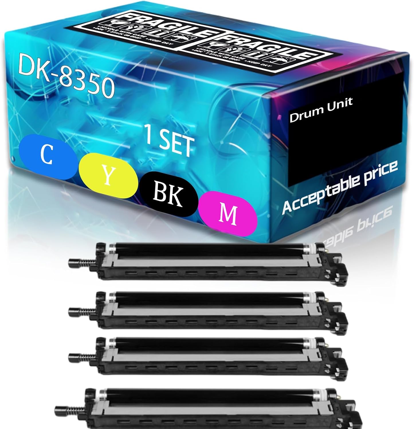 MUCQL DK-8350 Drum Unit Compatible for Kyocera 302L793051 TASKalfa 2552ci 2553ci 3252ci 3253ci Printer, high Printing Page Count 150000 Pages. (Multicolor)