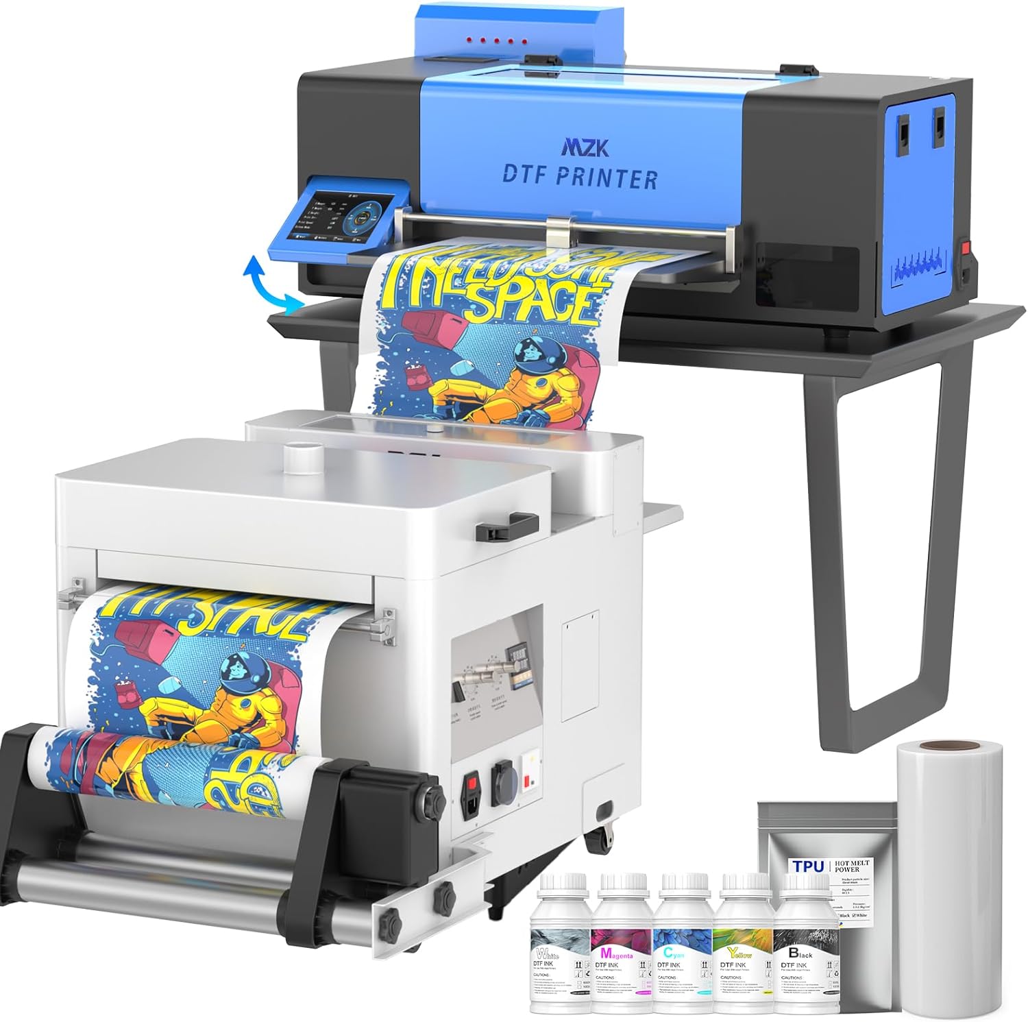 MZK A3 Pro F1080 DTF Printer (XP600 Gen2),Automatic Time Cleaning Maintain+Ink Anti-Clog Filter,2X-Speed Compared to L1800,5