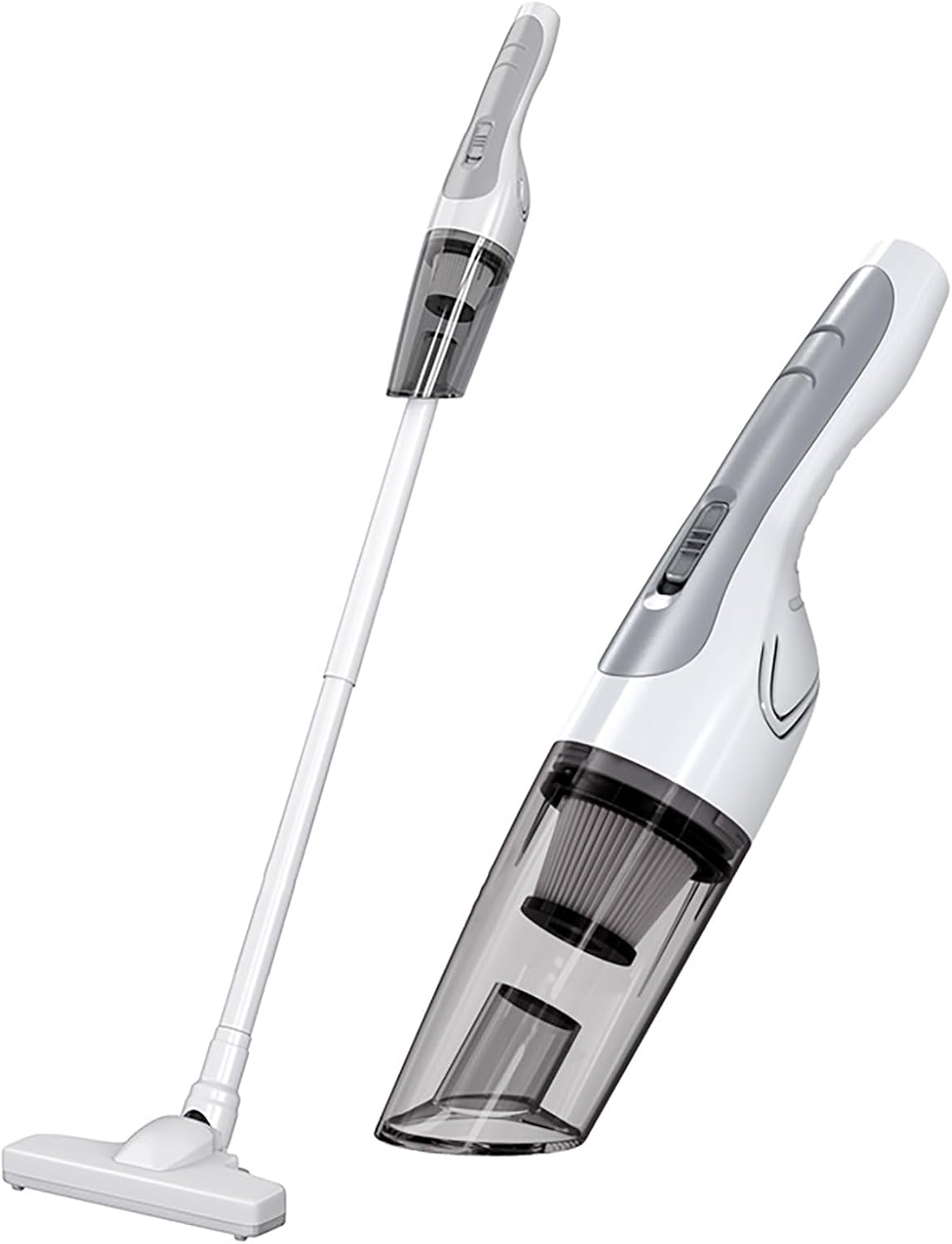 FAiruo Cordless Vacuum Cleaner Portable, 7200pa Suctiona, with Duster Crevice Tool Converts to a Handheld Vacuum, with HEPA Filter for Home Hard Floor, Cat Litter