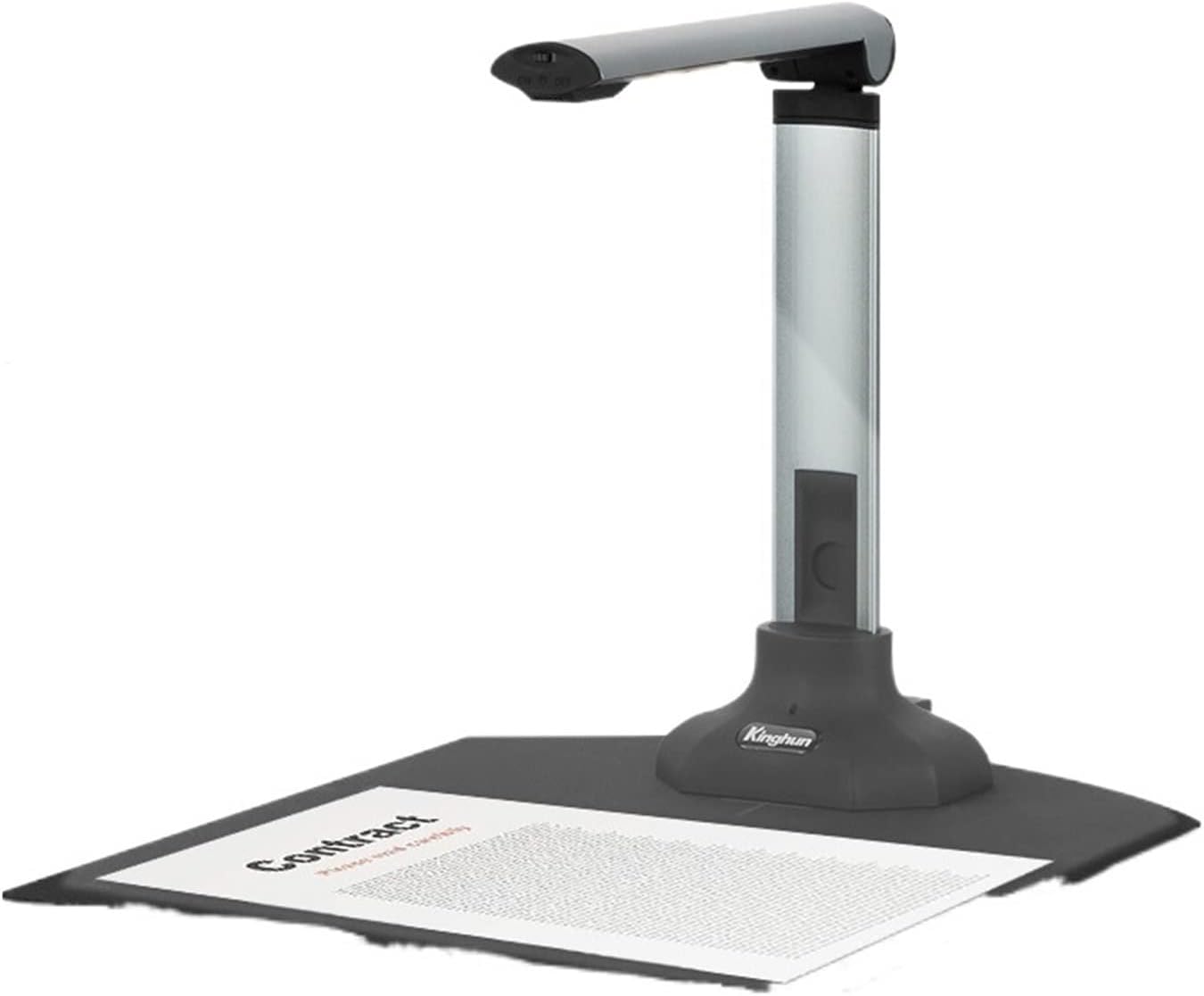 Document Camera 12MP USB Document Camera for Teachers Laptop A3/A4 Size Portable Book Document Scanner with Extension Stand OCR Zoom Paint Tool