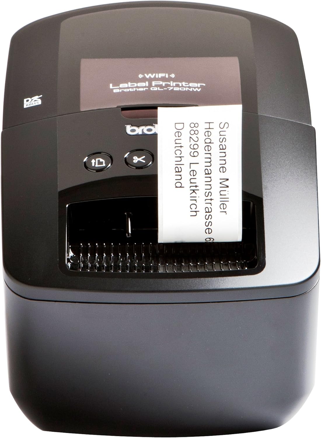 Brother QL-720NW Label Printer, 93 Labels/Minute, 5w x 9-3/8d x 6h