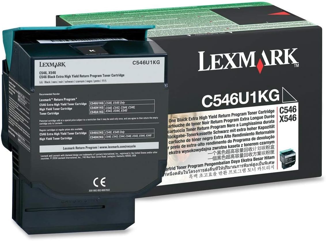 Lexmark C546U1KG C546 Extra High Yield Return